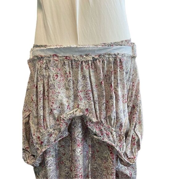 Women’s Vintage Multicolor Floral Print A-Line Maxi Dress Size Small - Picture 9 of 10